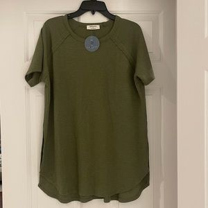 NWT Zenana Olive Tee